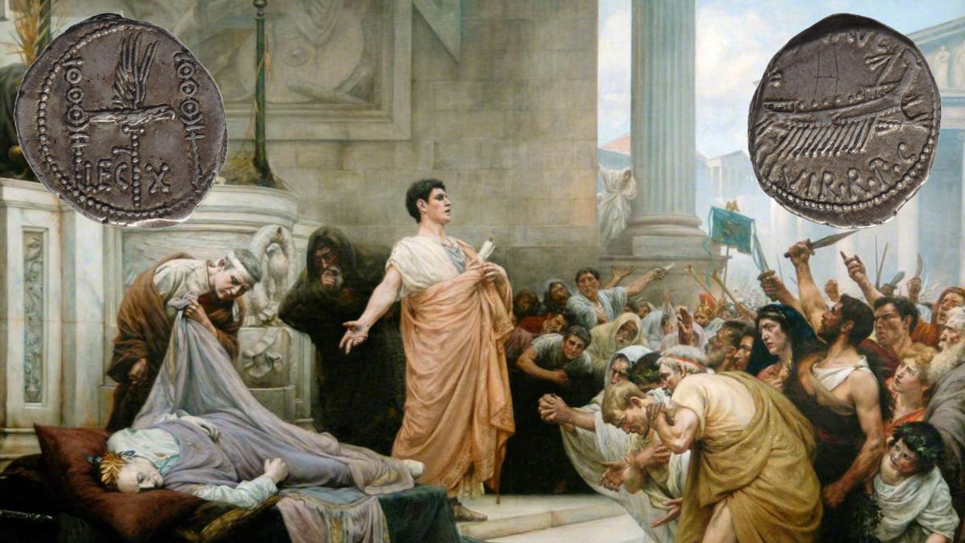 Economic Traces of Treachery: The Story of Marc Antony's Legionary Denarius - Premium Ancient Coins