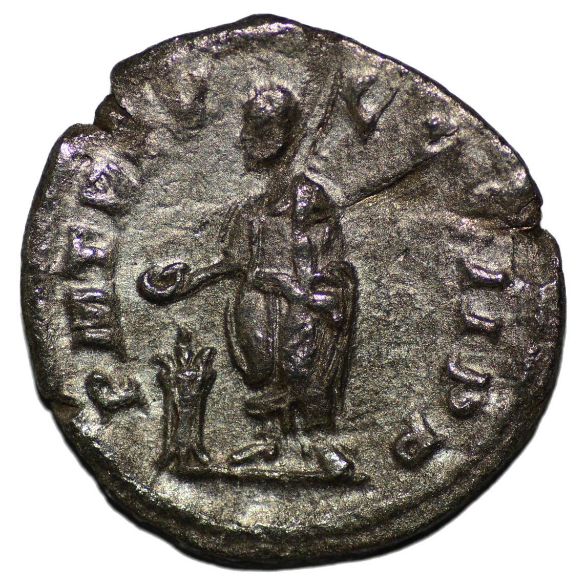Severus Alexander 222-235AD AR Denarius. Rome.