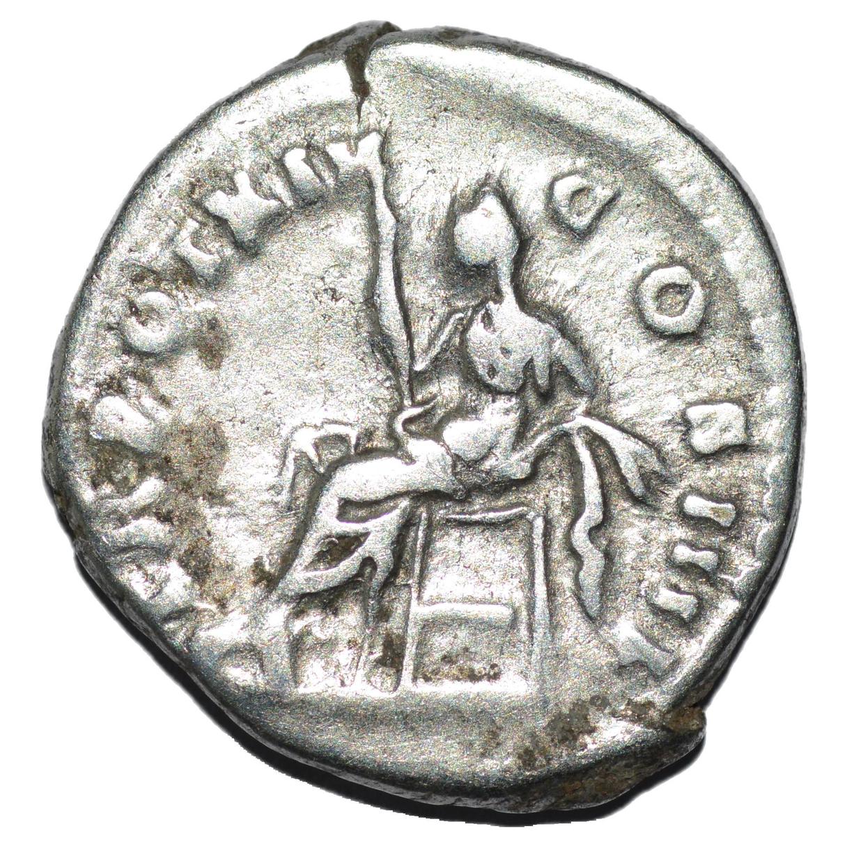 Antoninus Pius 138 - 161AD AR Denarius. Rome. Ceres - Premium Ancient Coins - Denarius