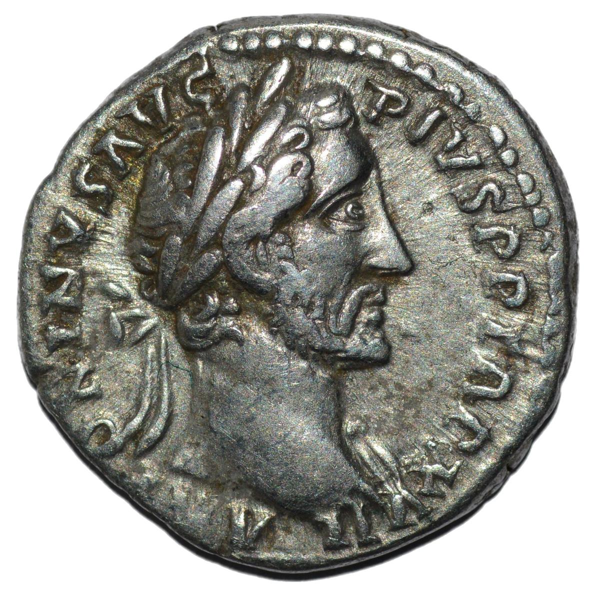 Antoninus Pius 138 - 161AD AR Denarius. Rome. Fortuna - Premium Ancient Coins - Denarius