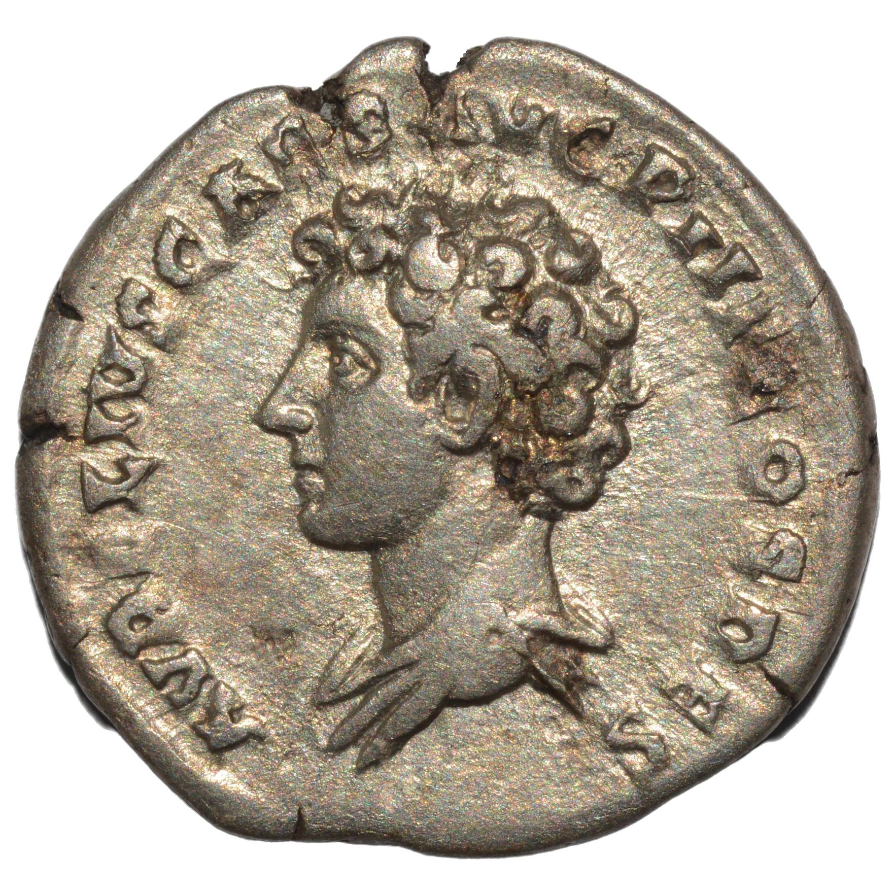 Antoninus Pius 138 - 161AD AR Denarius. Rome. Marcus Aurelius as Caesar - Premium Ancient Coins - none
