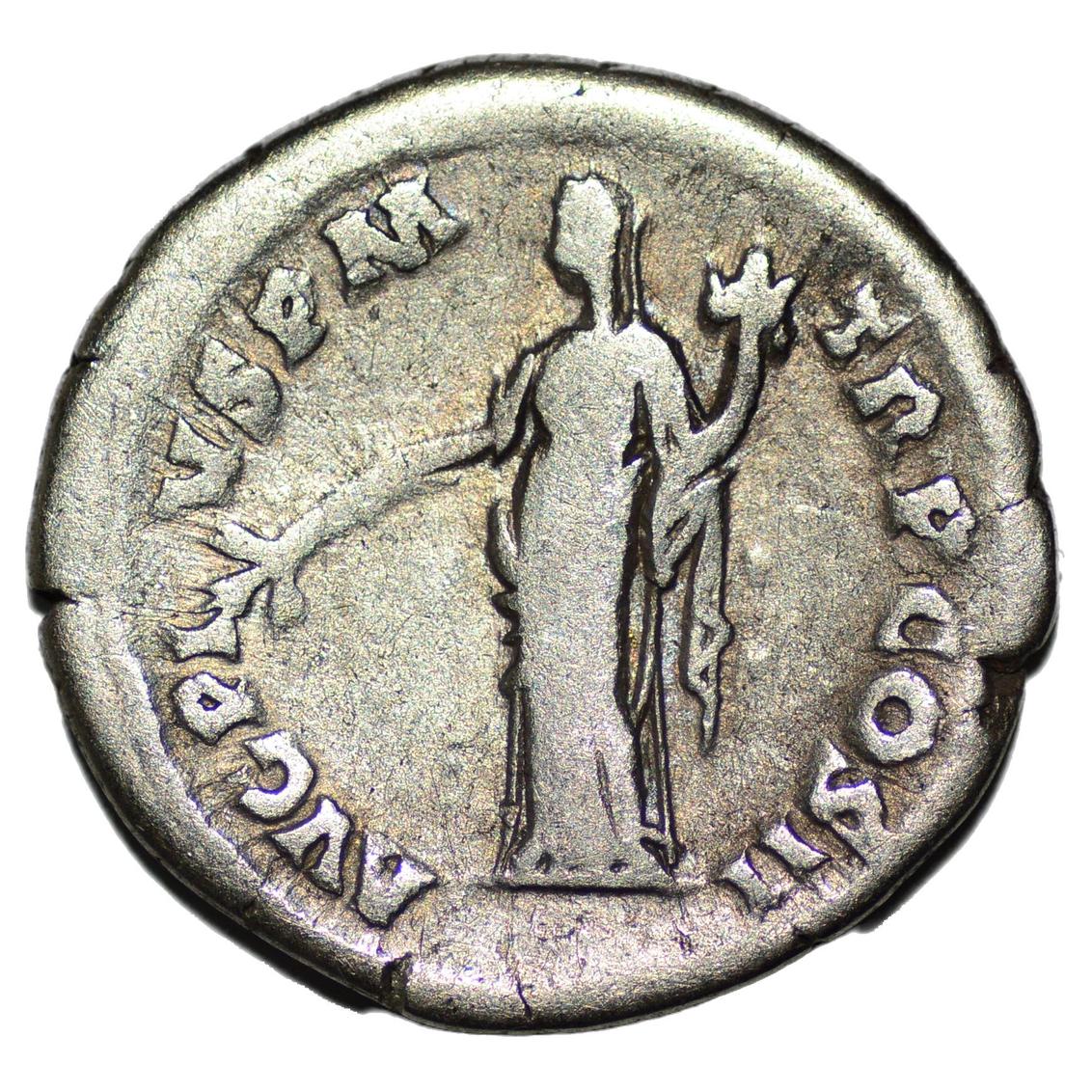 Antoninus Pius 138 - 161AD AR Denarius Rome. Pax - Premium Ancient Coins - denarius