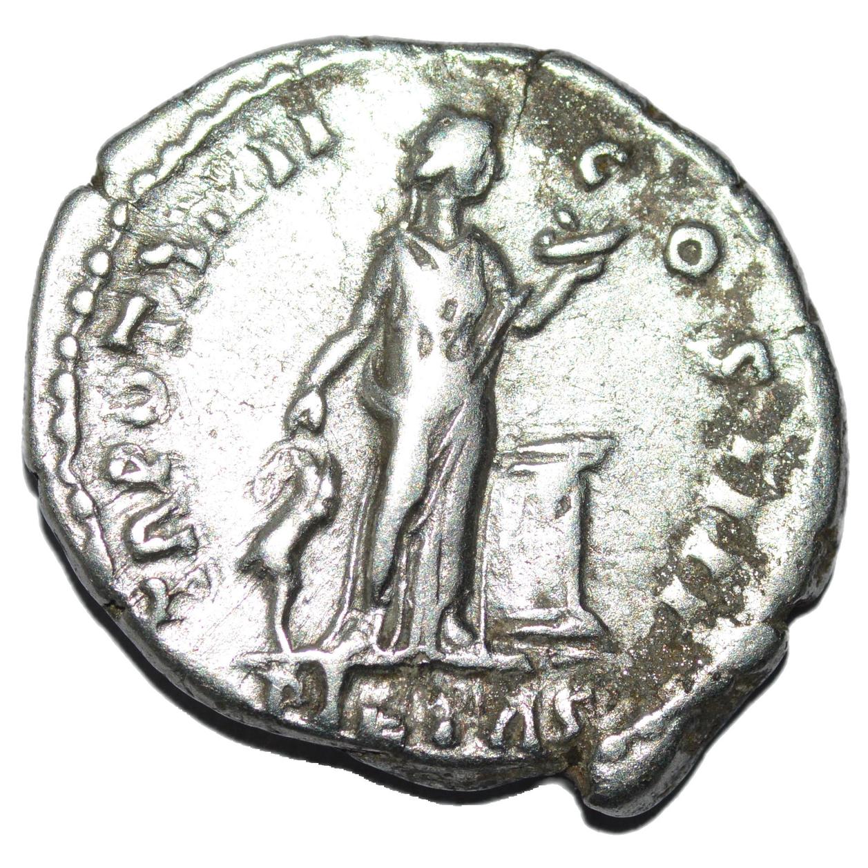 Antoninus Pius 138 - 161AD AR Denarius. Rome. Pietas - Premium Ancient Coins - Denarius