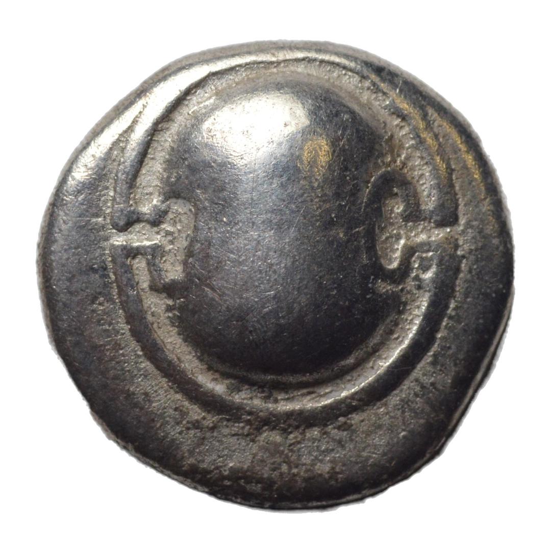 Boetia, Thebes. 425-375BC AR Hemidrachm. Boetian shield - Premium Ancient Coins - hemidrachm