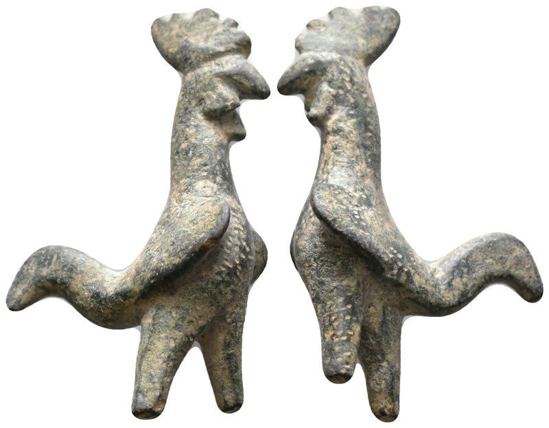 Bronze Rooster. Eastern Roman/Byzantine c. 10-12th century AD. - Premium Ancient Coins - Antiquity