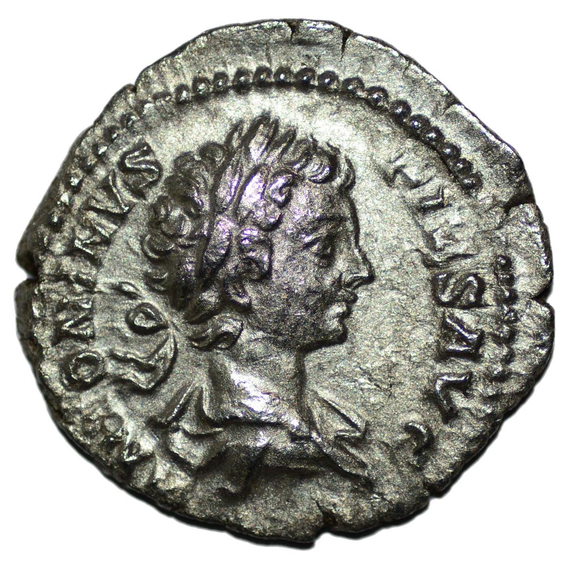 Caracalla 198 - 217AD AR Denarius. Rome. Virtus - Premium Ancient Coins - denarius