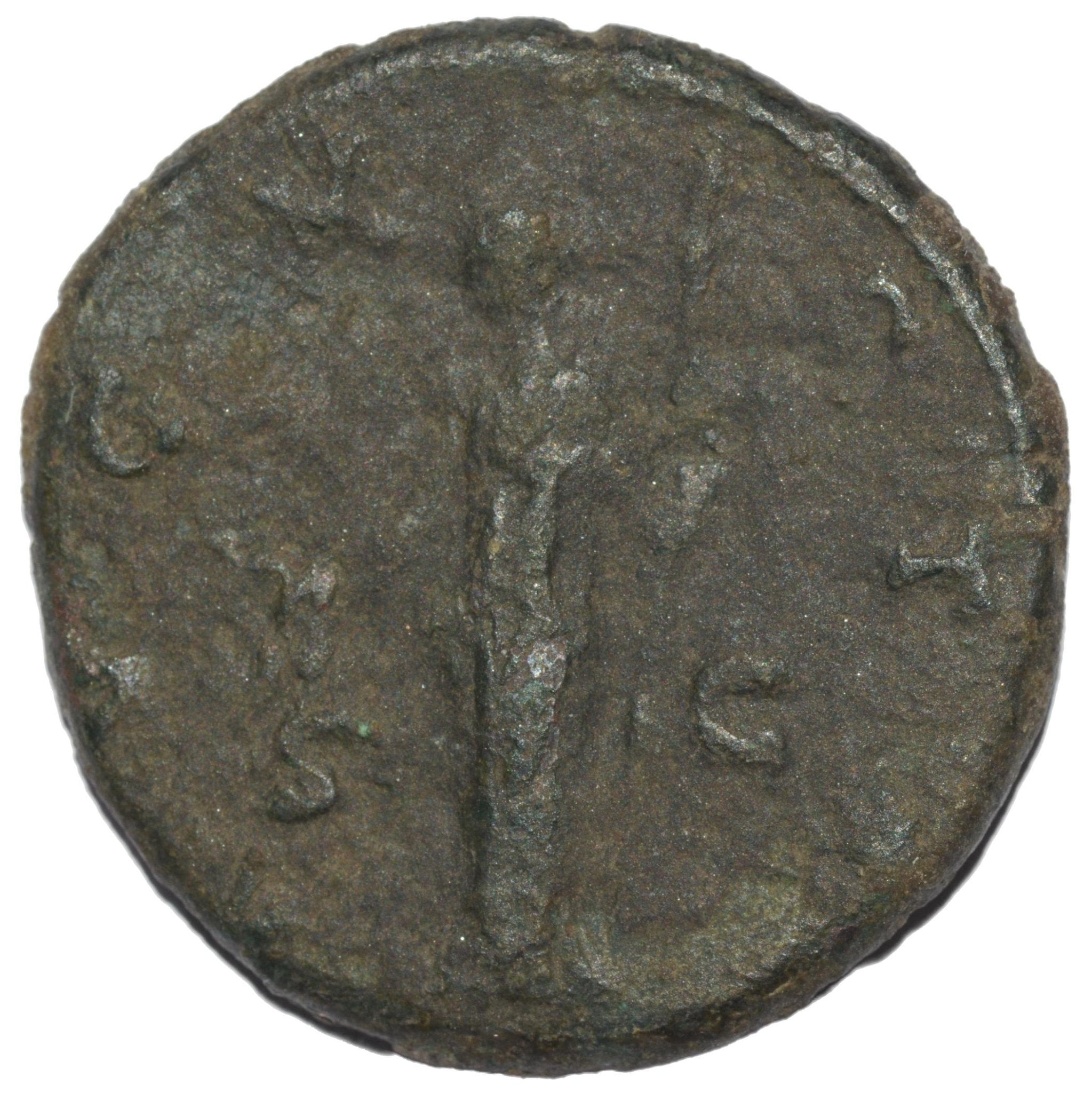 Diva Faustina 141AD AE As. Rome. Augusta. Uncleaned - Premium Ancient Coins - As