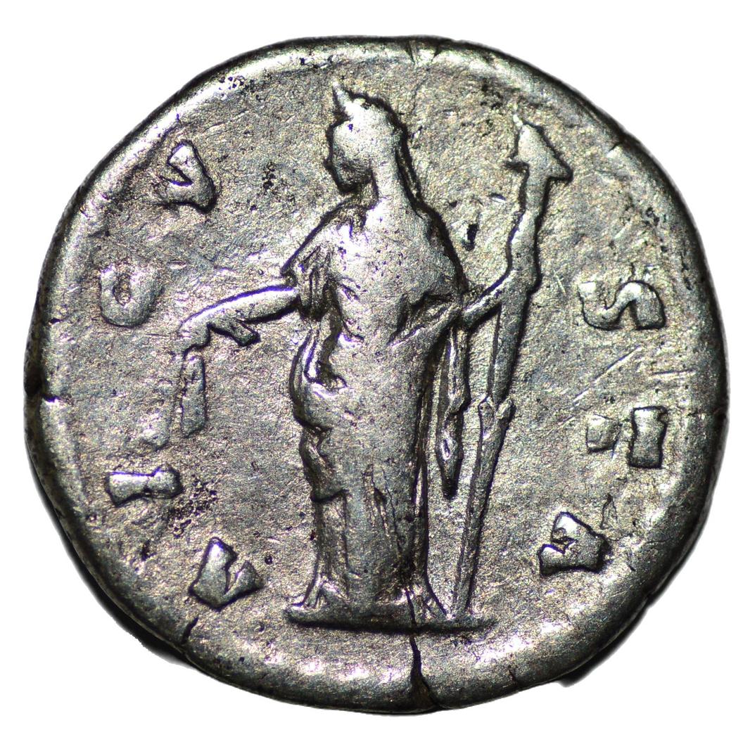 Diva Faustina I 148AD AR Denarius Rome. Avgvsta - Premium Ancient Coins - denarius