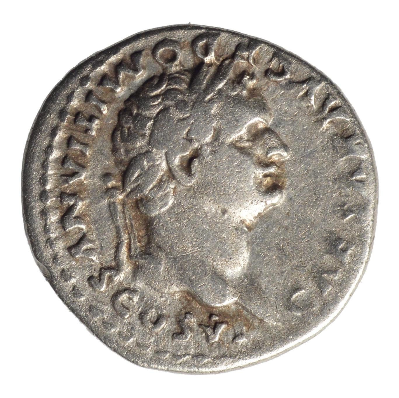 Domitian 81-96AD AR Denarius. Rome. Princeps Juventus - Premium Ancient Coins - denarius