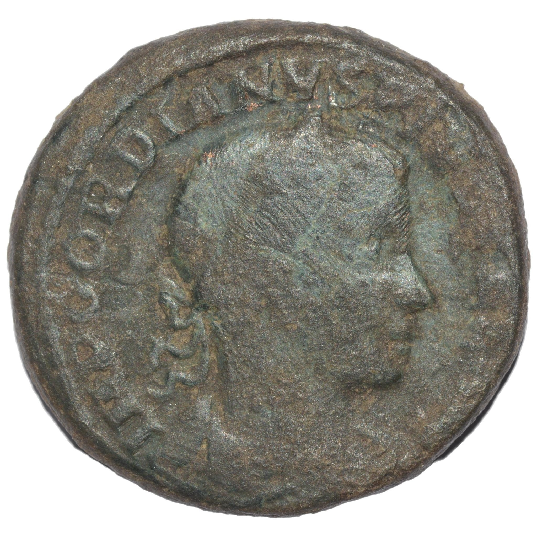 Gordian III 238 - 244AD AE Sestertius. Viminacium. Uncleaned - Premium Ancient Coins - Sestertius