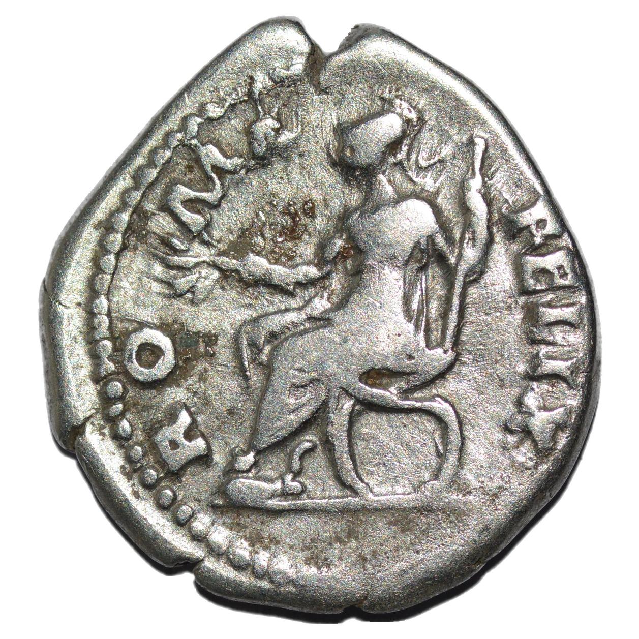Hadrian 117 - 138AD AR Denarius. Roma Felix - Premium Ancient Coins - Denarius