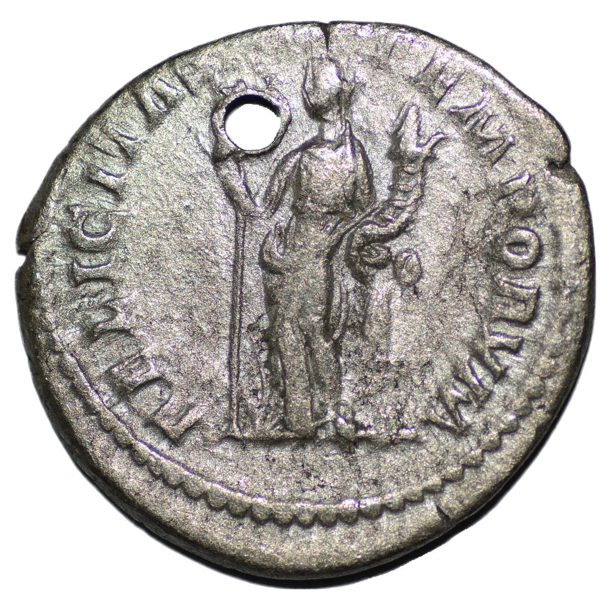 Macrinus 217 - 218AD AR Denarius Rome. Felicitas - Premium Ancient Coins - denarius