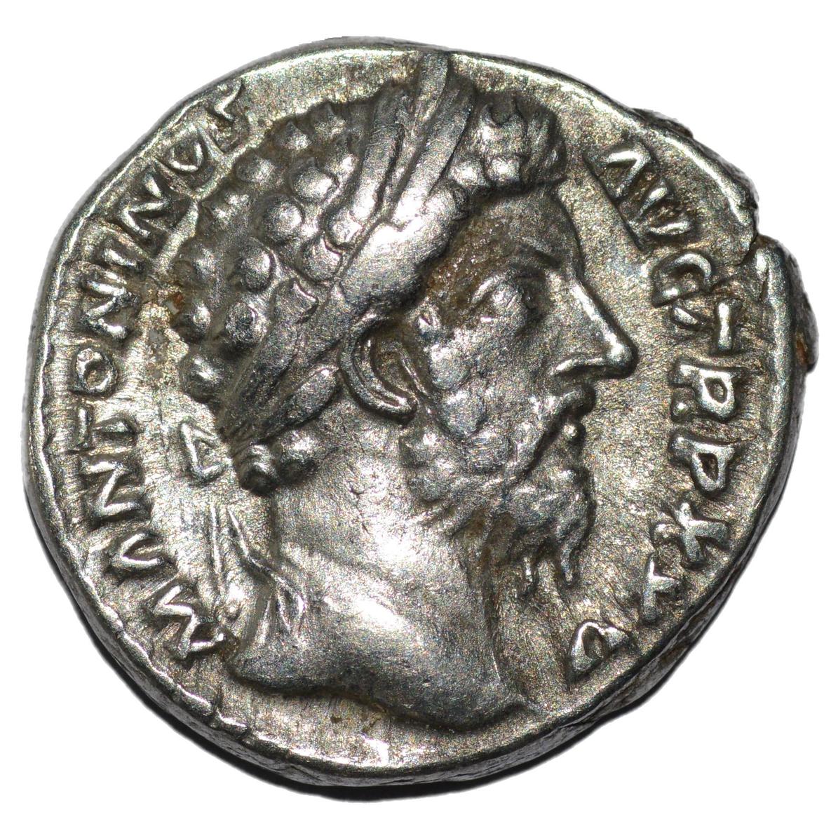 Marcus Aurelius 161 - 180AD AR Denarius. Rome. Mars - Premium Ancient Coins - Denarius