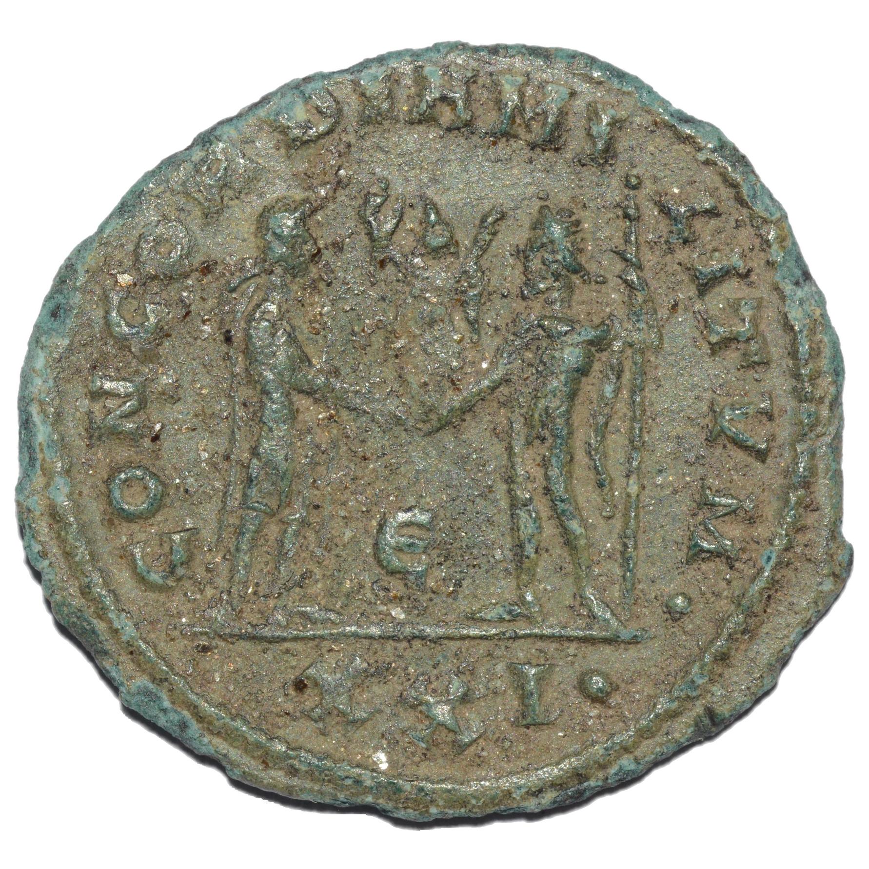 Maximian 293AD AE Antoninianus. Cyzicus Mint. Concordia - Premium Ancient Coins - Antoninianus
