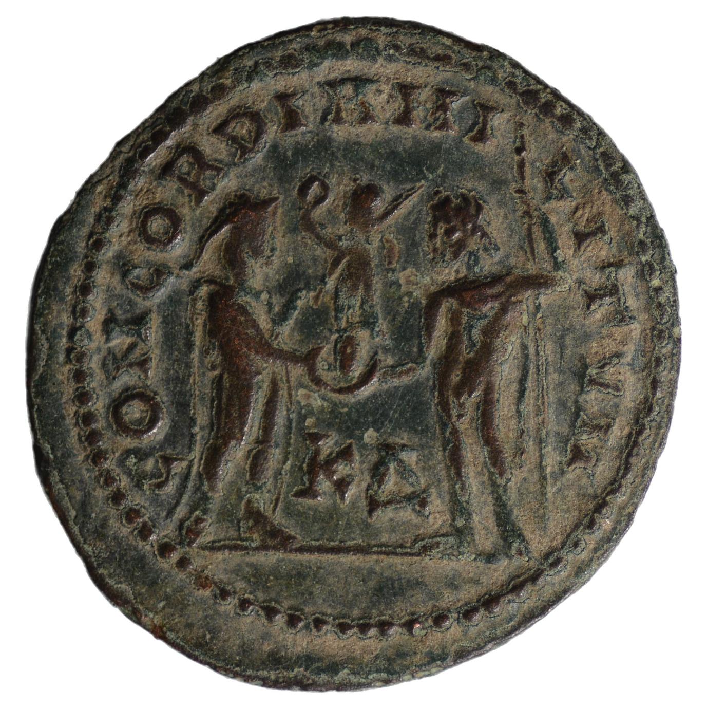 Maximianus 286 - 305AD AE Antoninianus. Kyzikos. Concordia - Premium Ancient Coins - Antoninianus