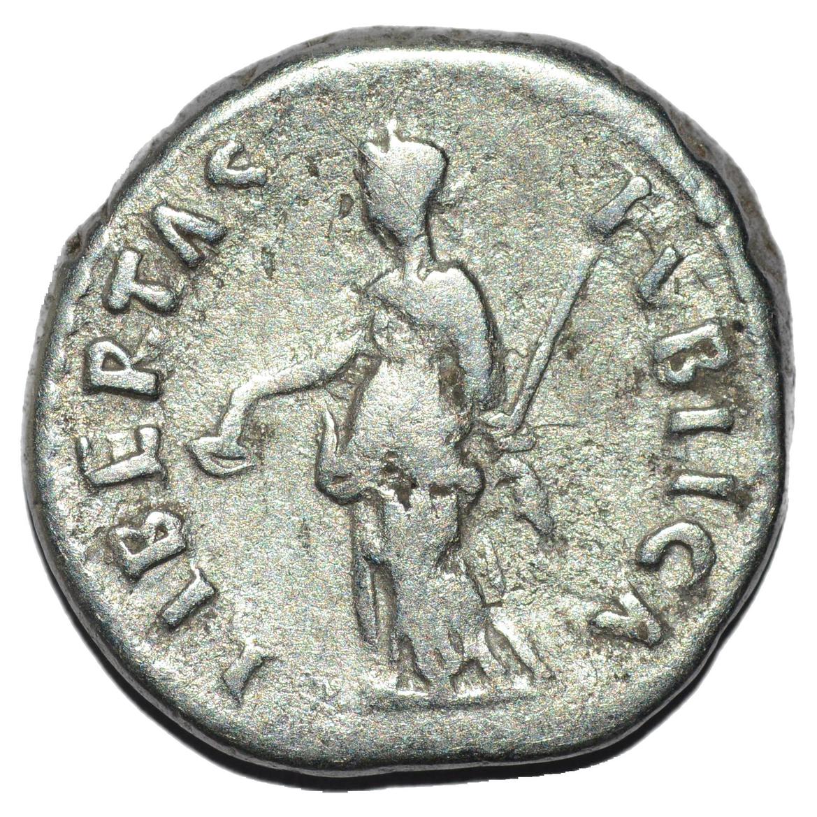 Nerva 96 - 98AD AR Denarius. Rome. Libertas - Premium Ancient Coins - Denarius