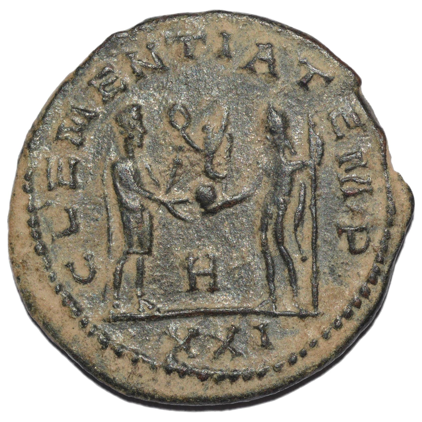 Probus 276 - 282AD AE Antoninianus. Clementia. Uncleaned - Premium Ancient Coins - none