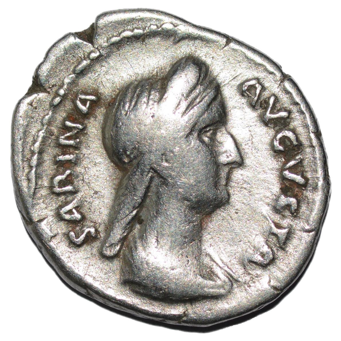 Sabina 117 - 136AD AR Denarius. Rome. Venus - Premium Ancient Coins - Denarius