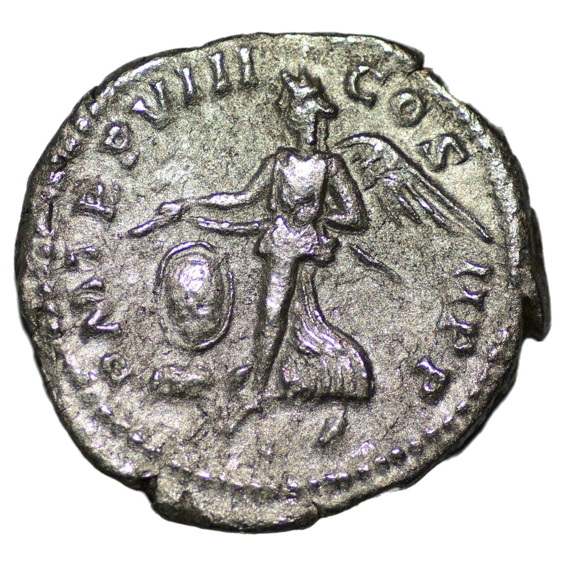 Septimius Severus 193 - 211AD AR Denarius. Rome. Victory - Premium Ancient Coins - denarius