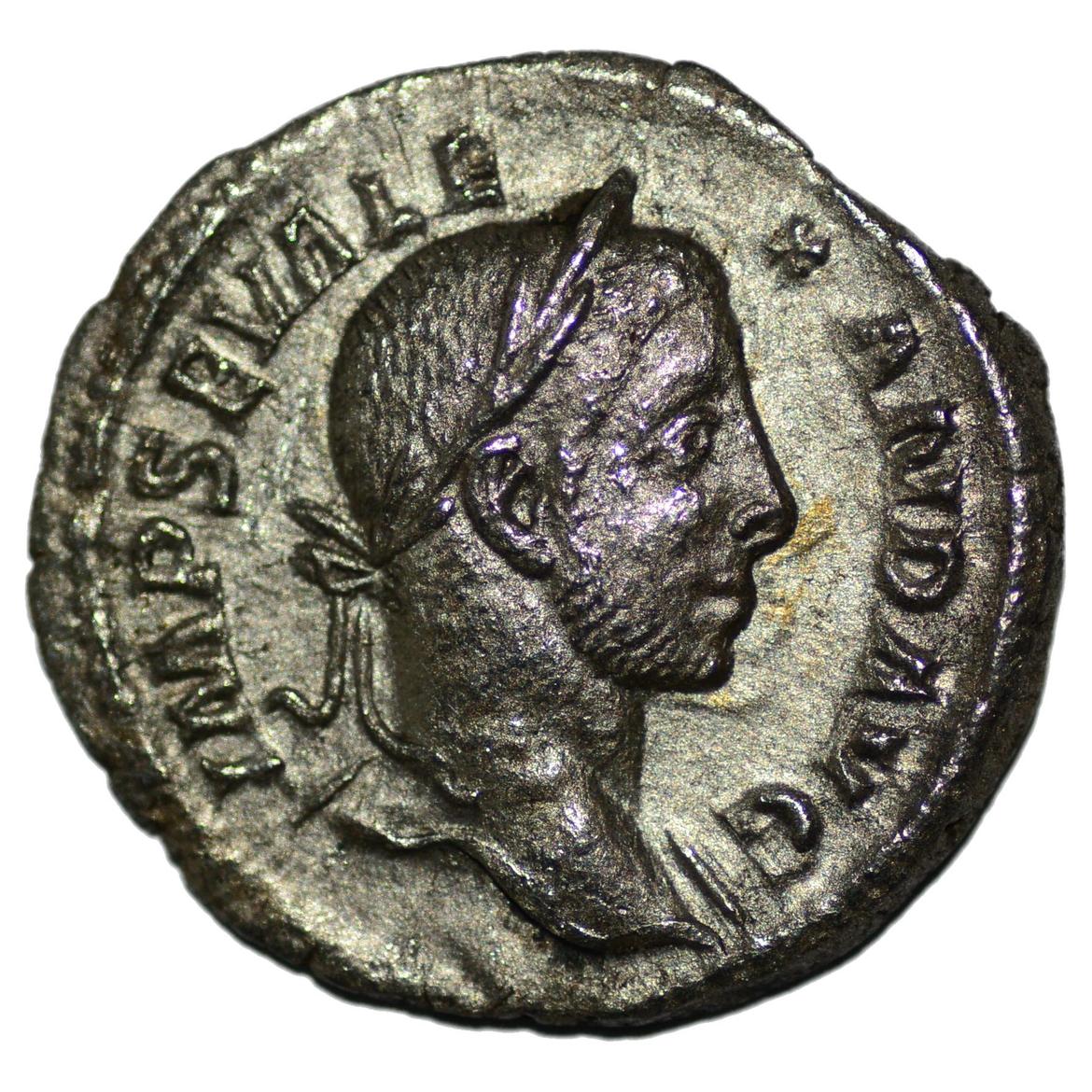 Severus Alexander 222 - 235AD AR Denarius. Rome. Sol - Premium Ancient Coins - denarius