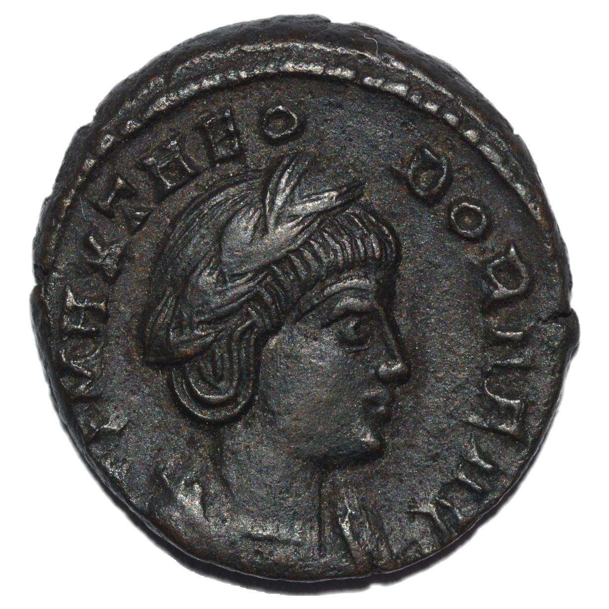 Theodora 337 - 340AD. AE3/4. Pietas - Premium Ancient Coins - none