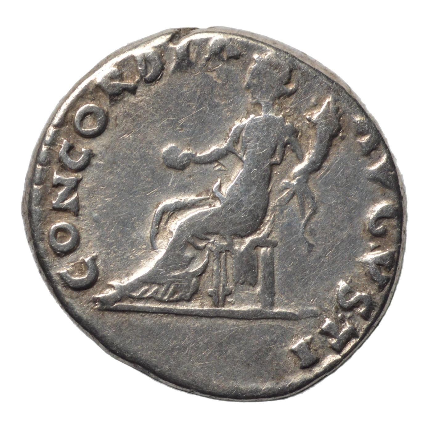 Vespasian 69-79AD AR Denarius. Rome. Concordia - Premium Ancient Coins - denarius