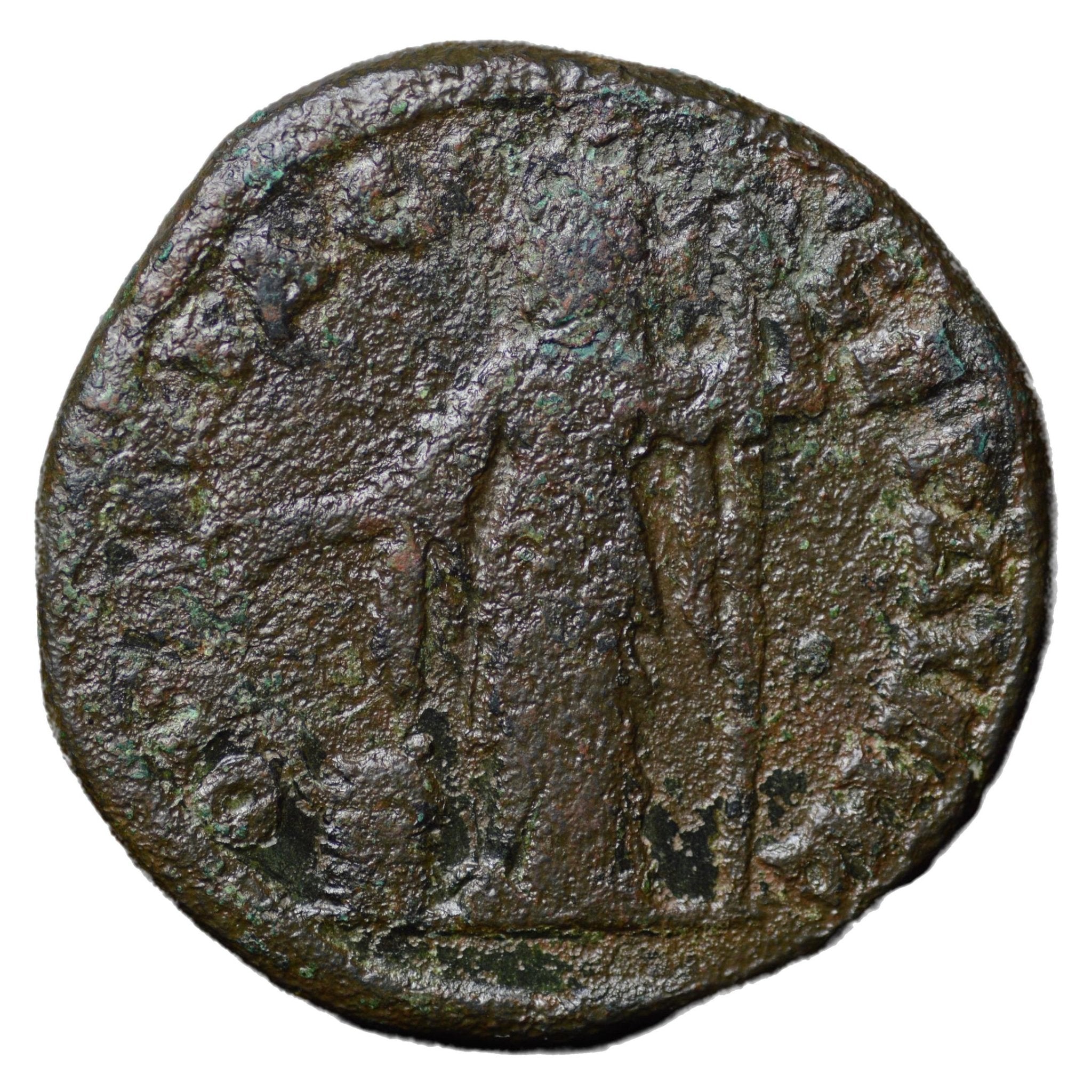 Caracalla 198-217AD AE As Rome. - Premium Ancient Coins - As