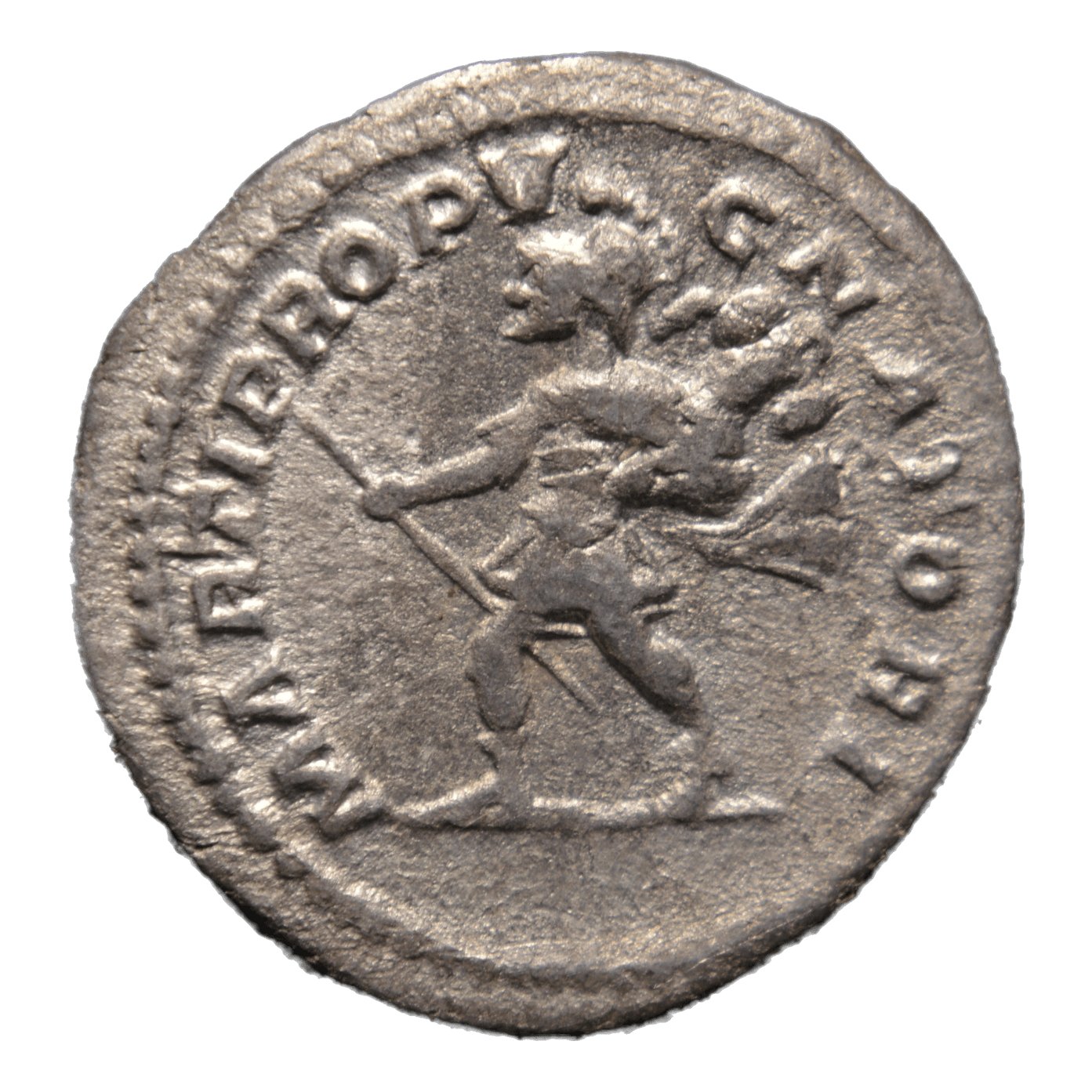 Caracalla 198-217AD AR Denarius Rome. Mars - Premium Ancient Coins - denarius