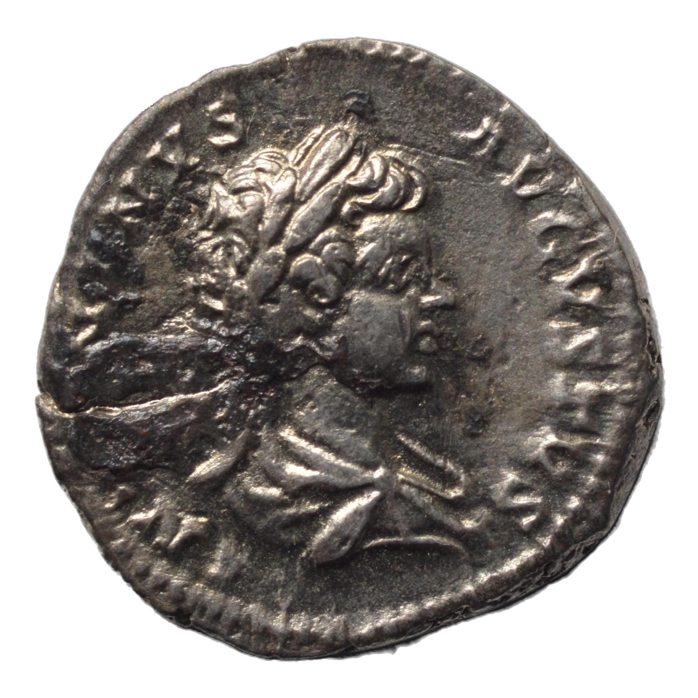 Caracalla 198-217AD AR Denarius Rome. Sol - Premium Ancient Coins - denarius