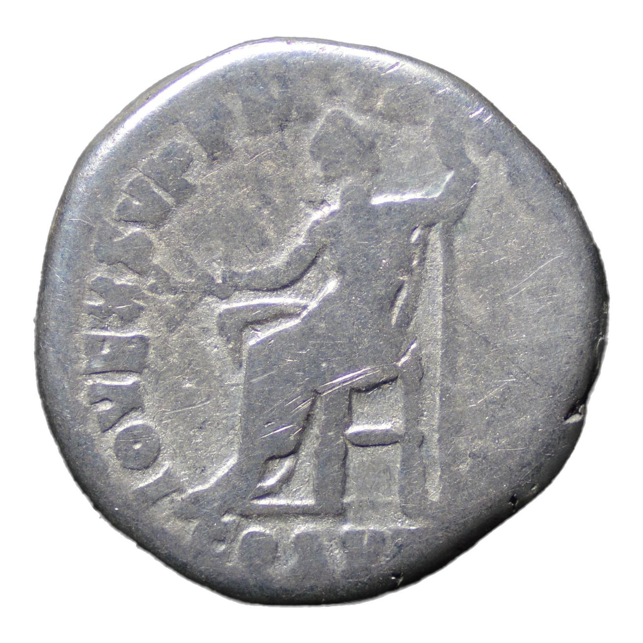 Commodus 177-192AD AR Denarius Rome. Jupiter Seated - Premium Ancient Coins - denarius