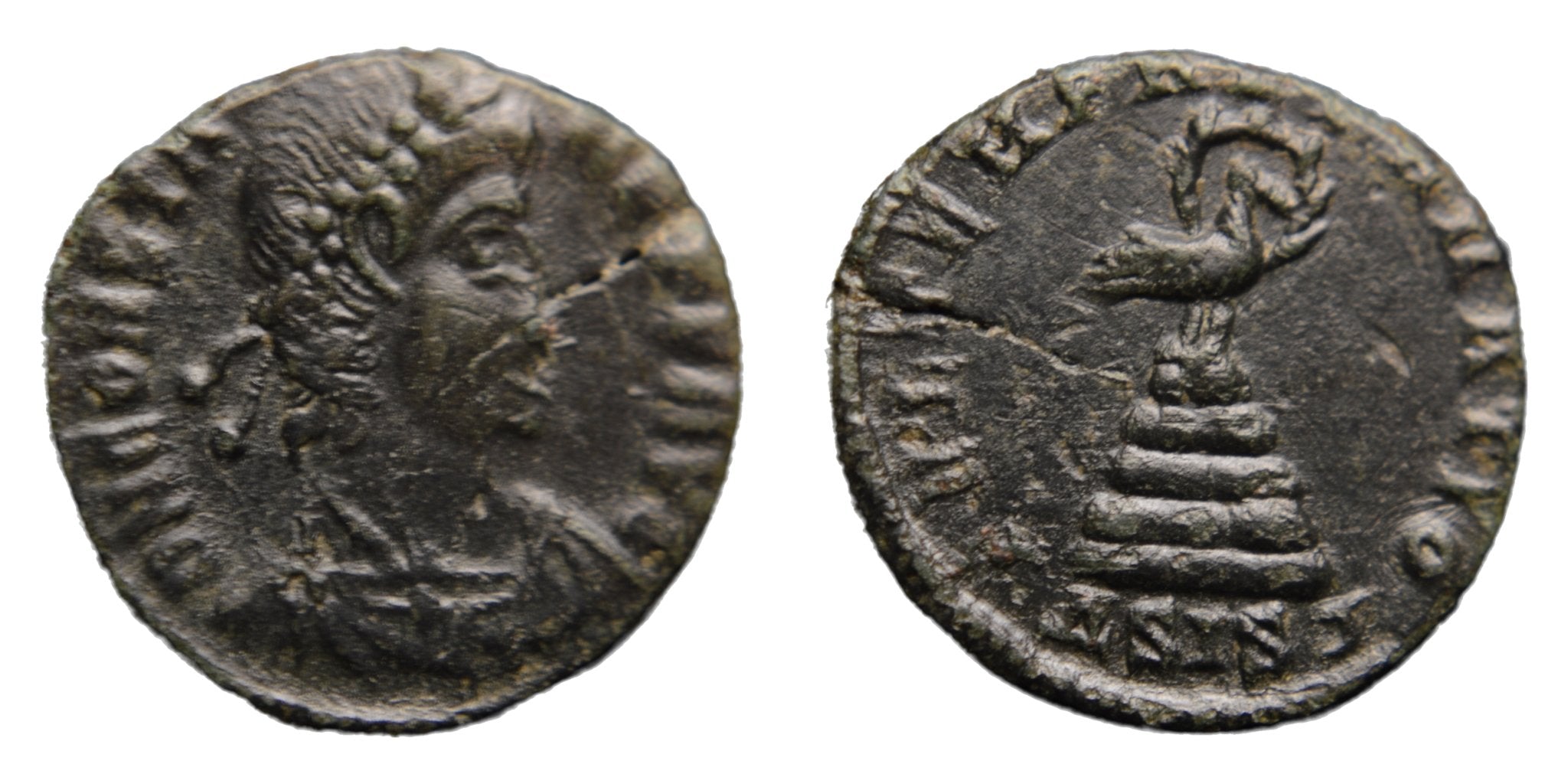 Constantius II 337-361AD - AE3 Bronze Follis Siscia Mint - Phoenix - Premium Ancient Coins - follis
