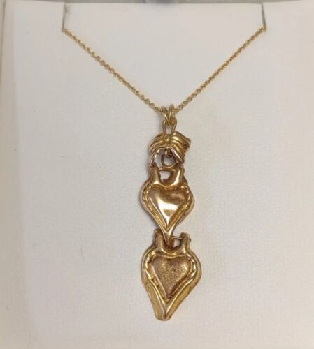 Gold necklace - Ancient Roman gold pendant with new 18ct gold chain. ~200AD - Premium Ancient Coins - Jewellery & Watches > Fine Jewellery > Necklaces & Pendants