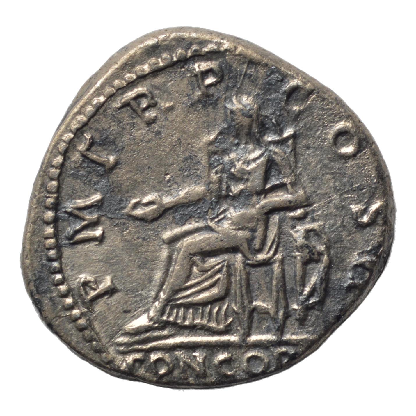 Hadrian 117-138AD AR Denarius Rome. Concordia - Premium Ancient Coins - denarius