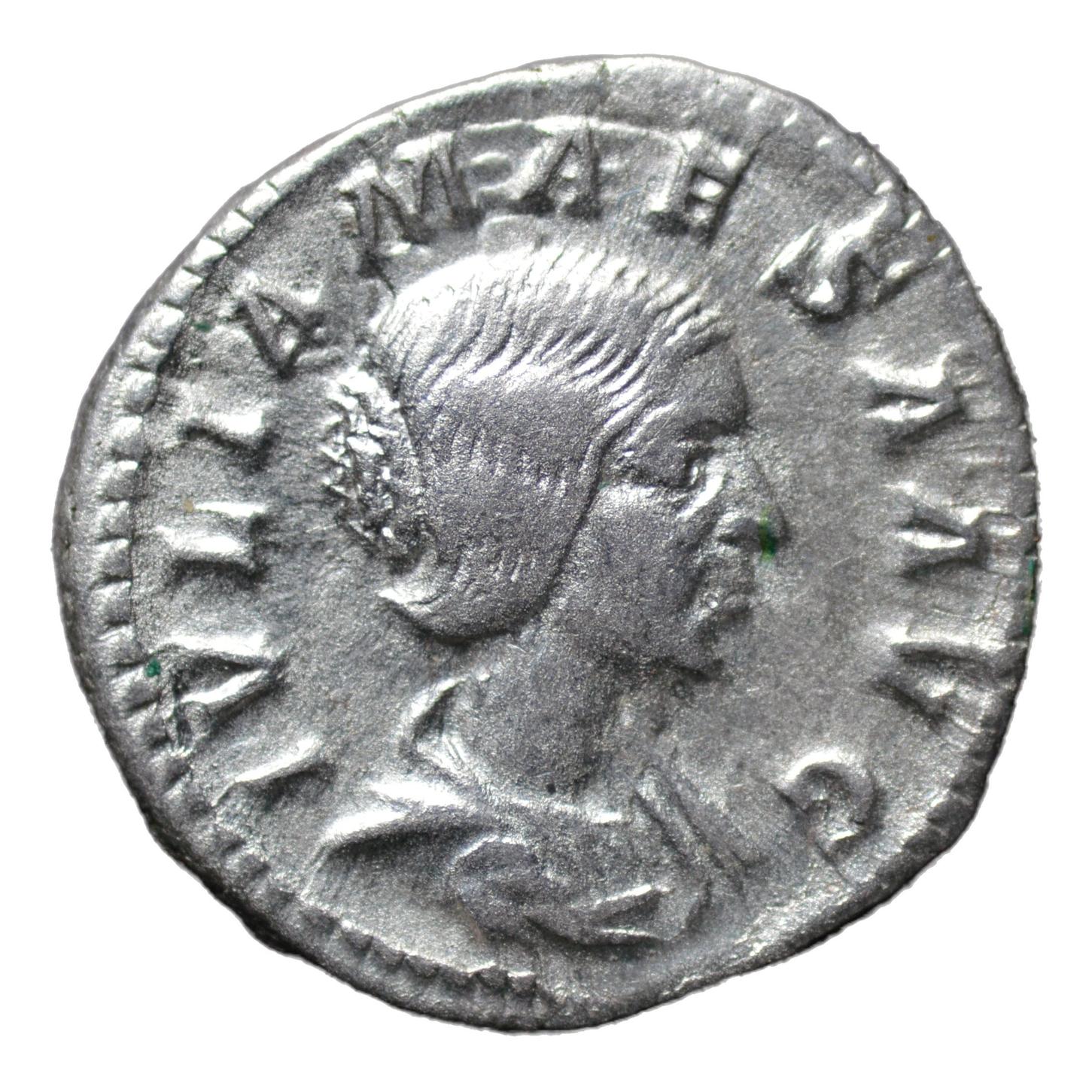 Julia Maesa 218-222AD AR Denarius Rome. Felicitas - Premium Ancient Coins - denarius