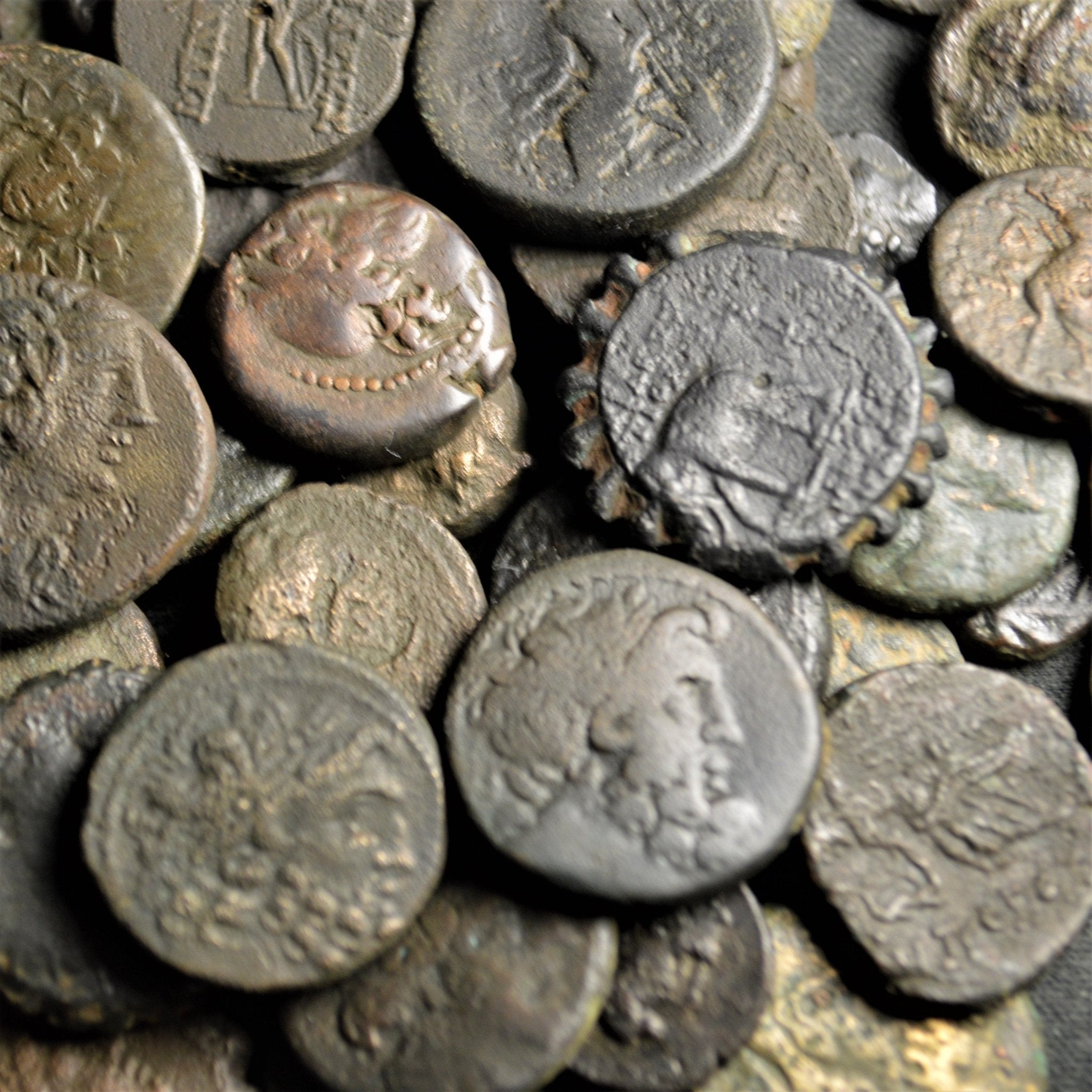 LOT OF 3 ANCIENT GREEK BRONZE COINS - CLEAN - GENUINE - BC - Premium Ancient Coins - Lot
