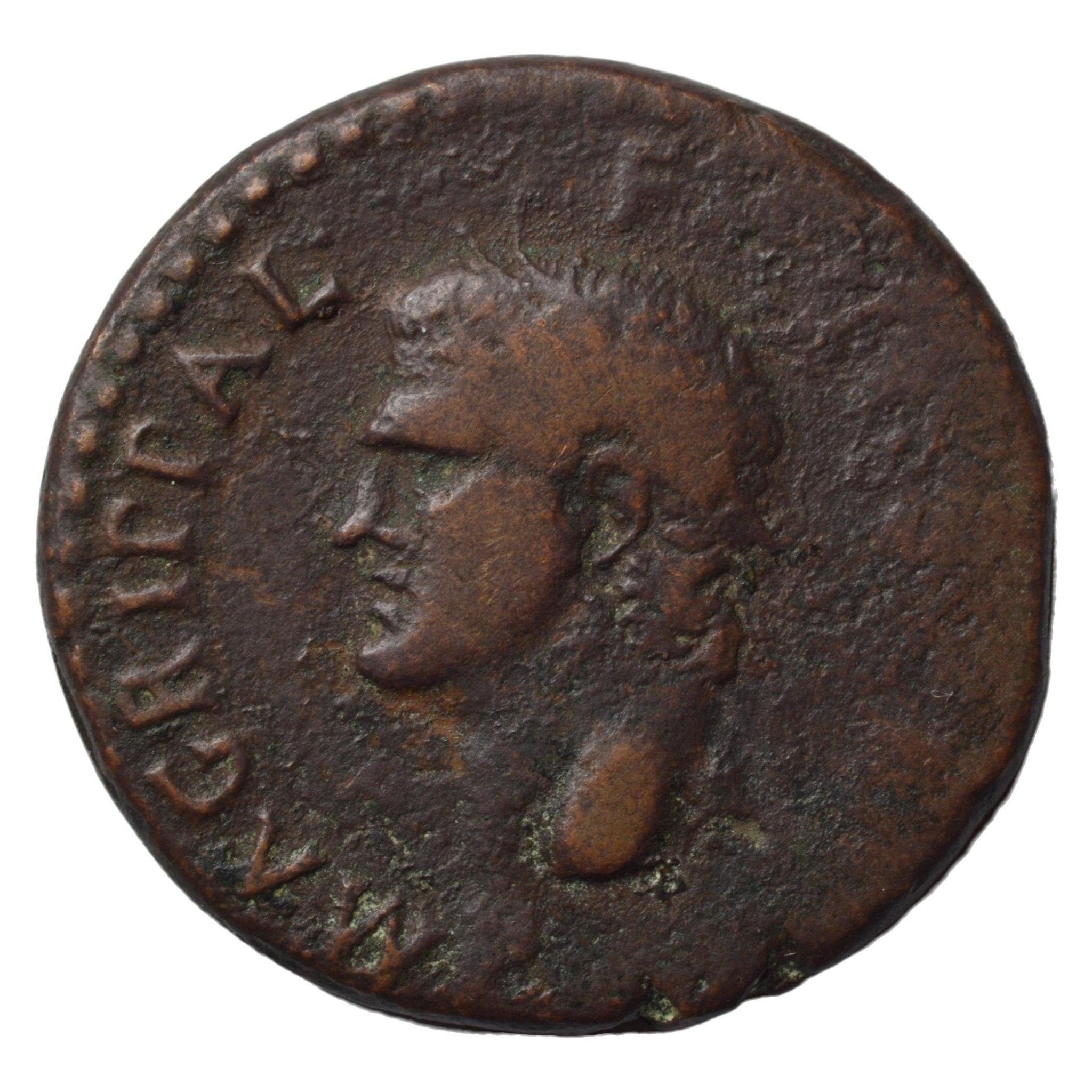 M. Agrippa 63-12BC. AE As. Under Caligula. Neptune - Premium Ancient Coins - As