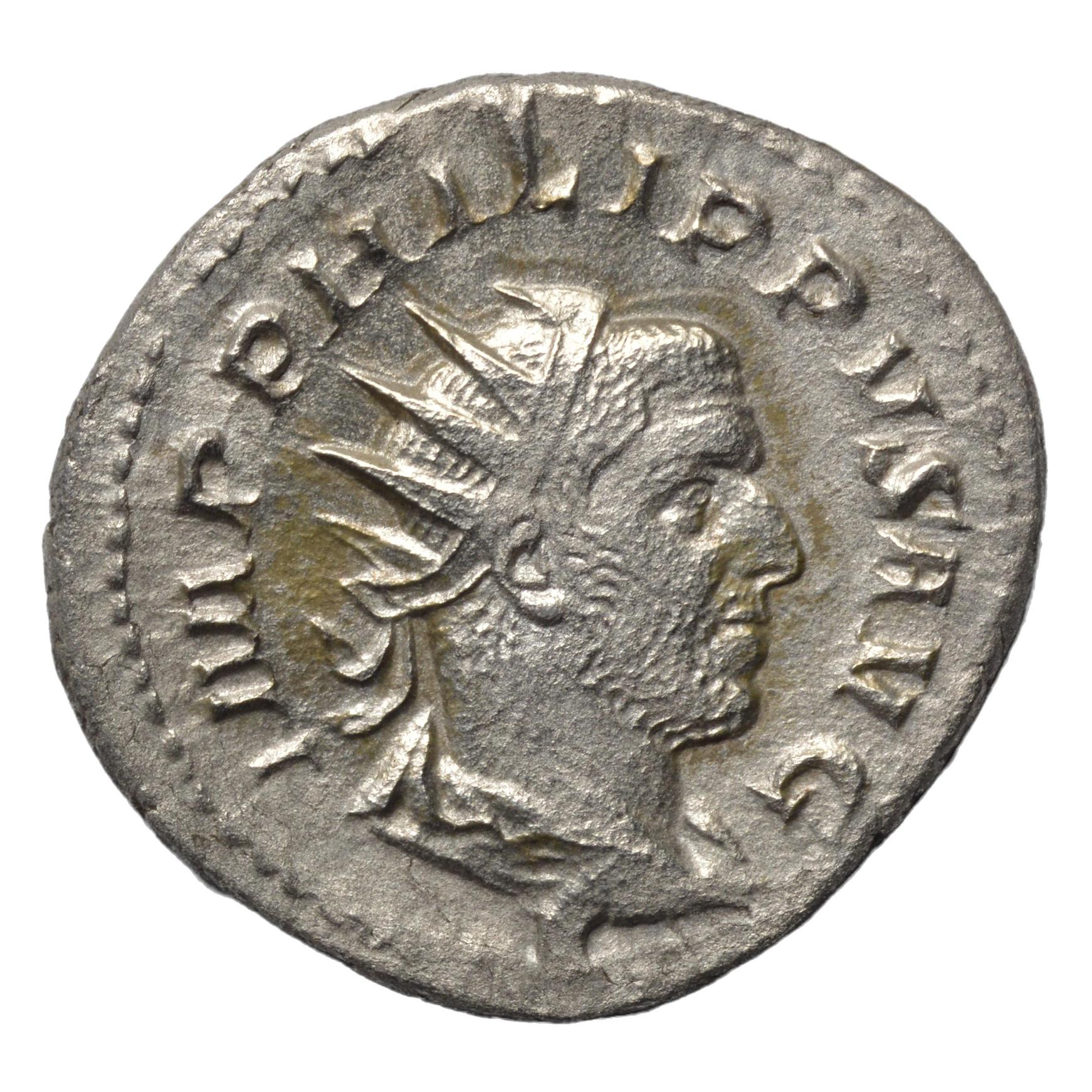 Philip I 'The Arab' 244-247AD. AR Antoninianus. Rome. 1000th Anniversary of Rome - Premium Ancient Coins - Antoninianus
