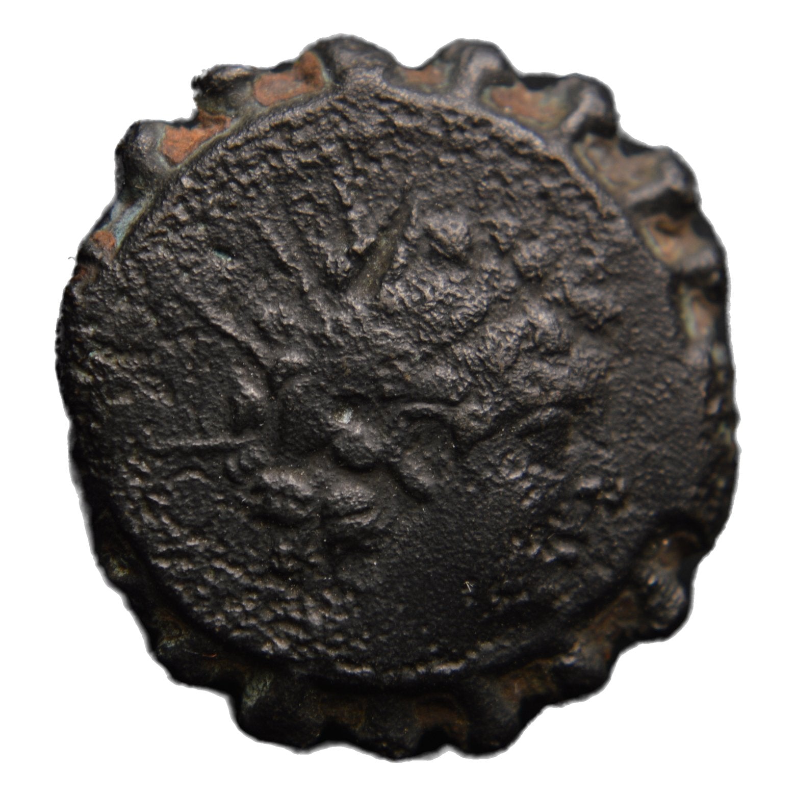 Seleukid Kings, Antiochos VI (144-141 BC). Æ Serrate. Elephant - Premium Ancient Coins - none