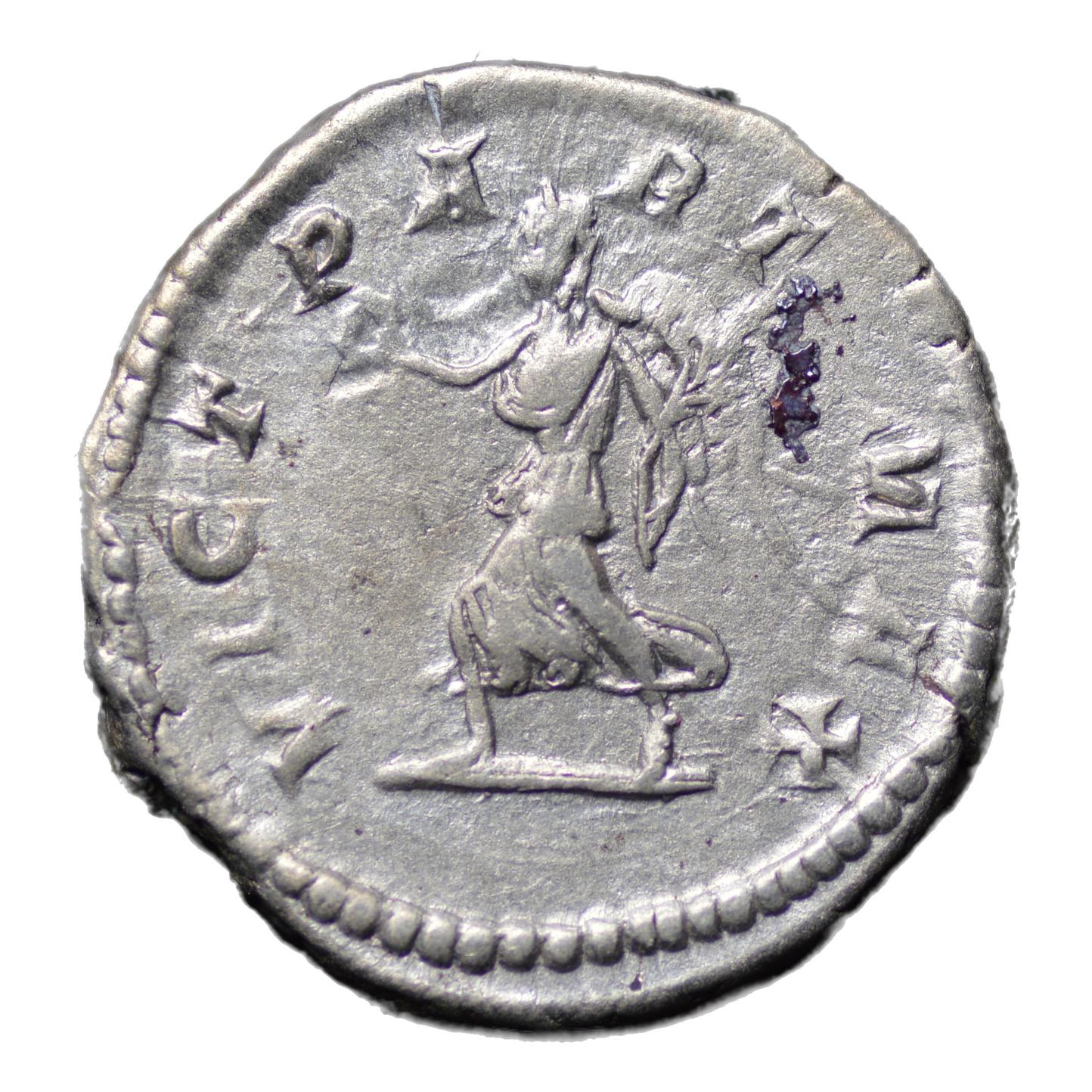 Septimius Severus 193-211AD AR Denarius Rome. Victory - Premium Ancient Coins - denarius