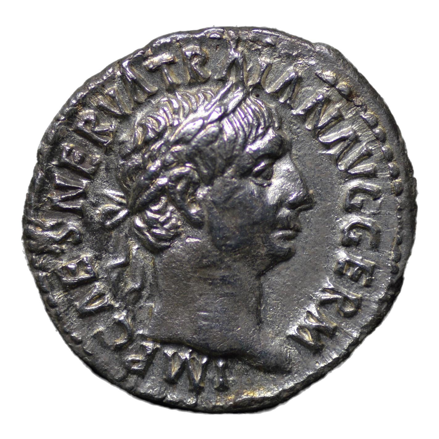 Trajan 98-117AD AR Denarius Rome. Victory Seated - Premium Ancient Coins - denarius