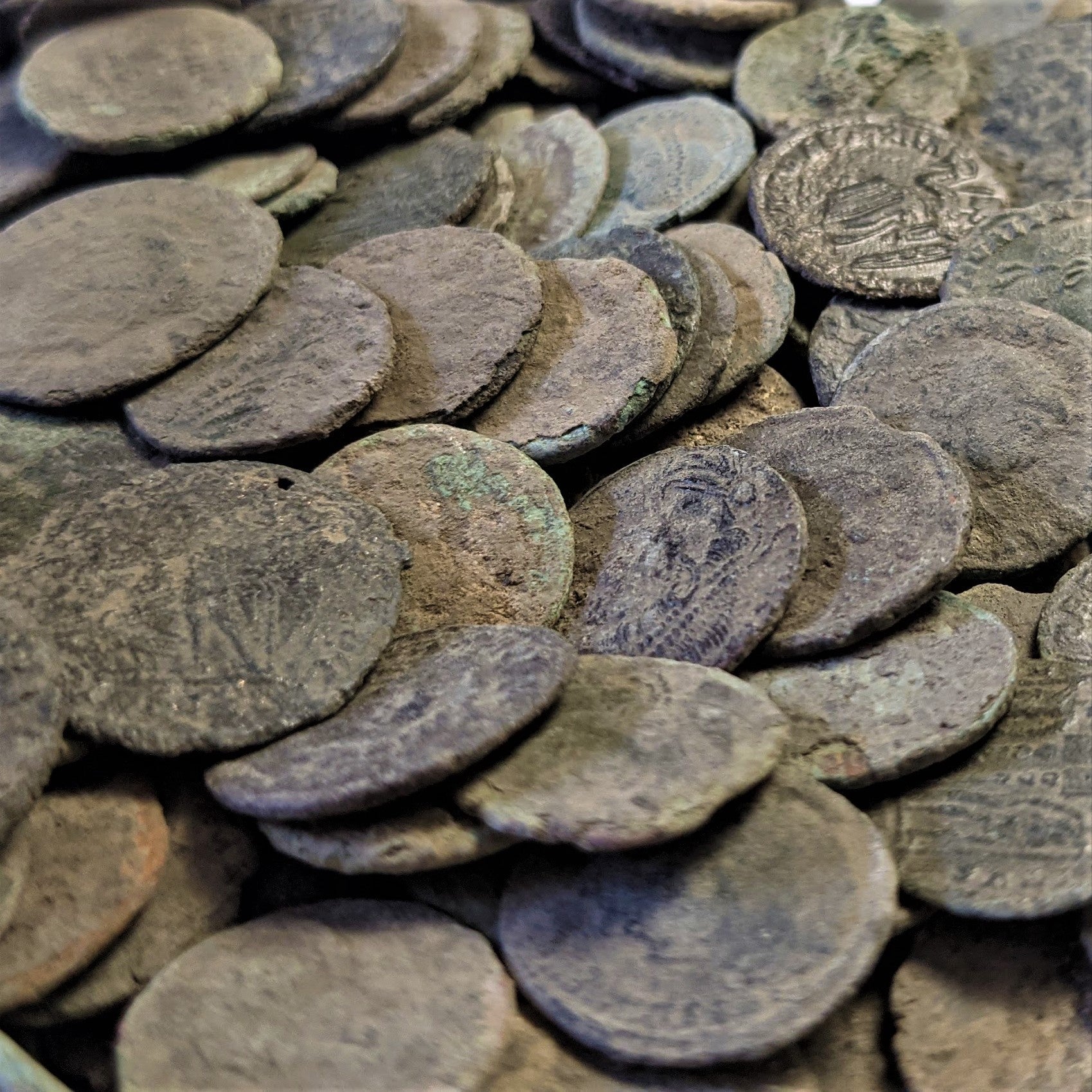 UNCLEANED Ancient Roman Bronze Coins. GENUINE! 1600+ YEARS OLD - 1 per bid - Premium Ancient Coins - uncleaned