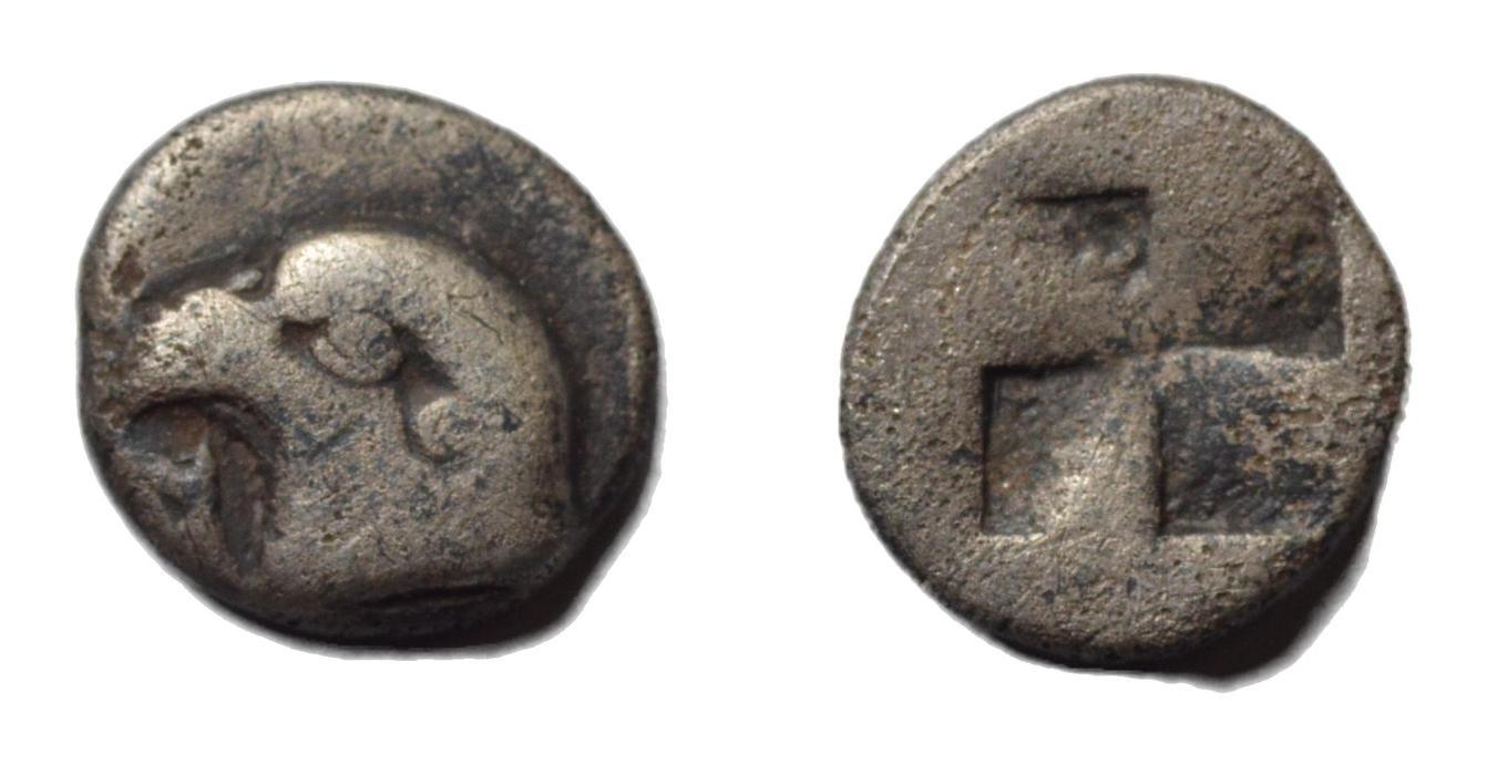 Aeolis, Kyme. AR Hemiobol. 480 - 450BC - Premium Ancient Coins - Hemiobol