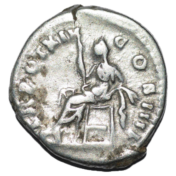 Antoninus Pius 138-161AD AR Denarius. Rome. Ceres - alternate view