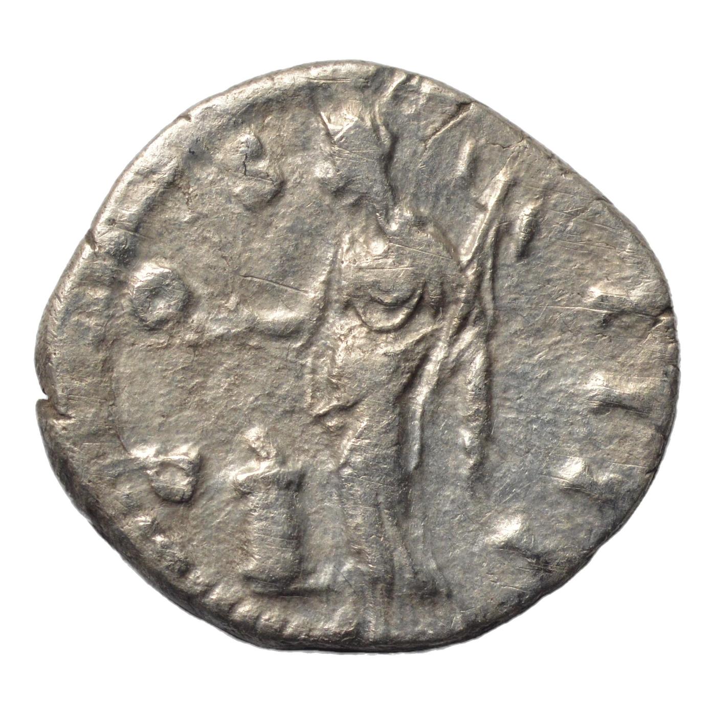 Antoninus Pius 138-161AD AR Denarius. Rome. Vesta - Premium Ancient Coins - denarius