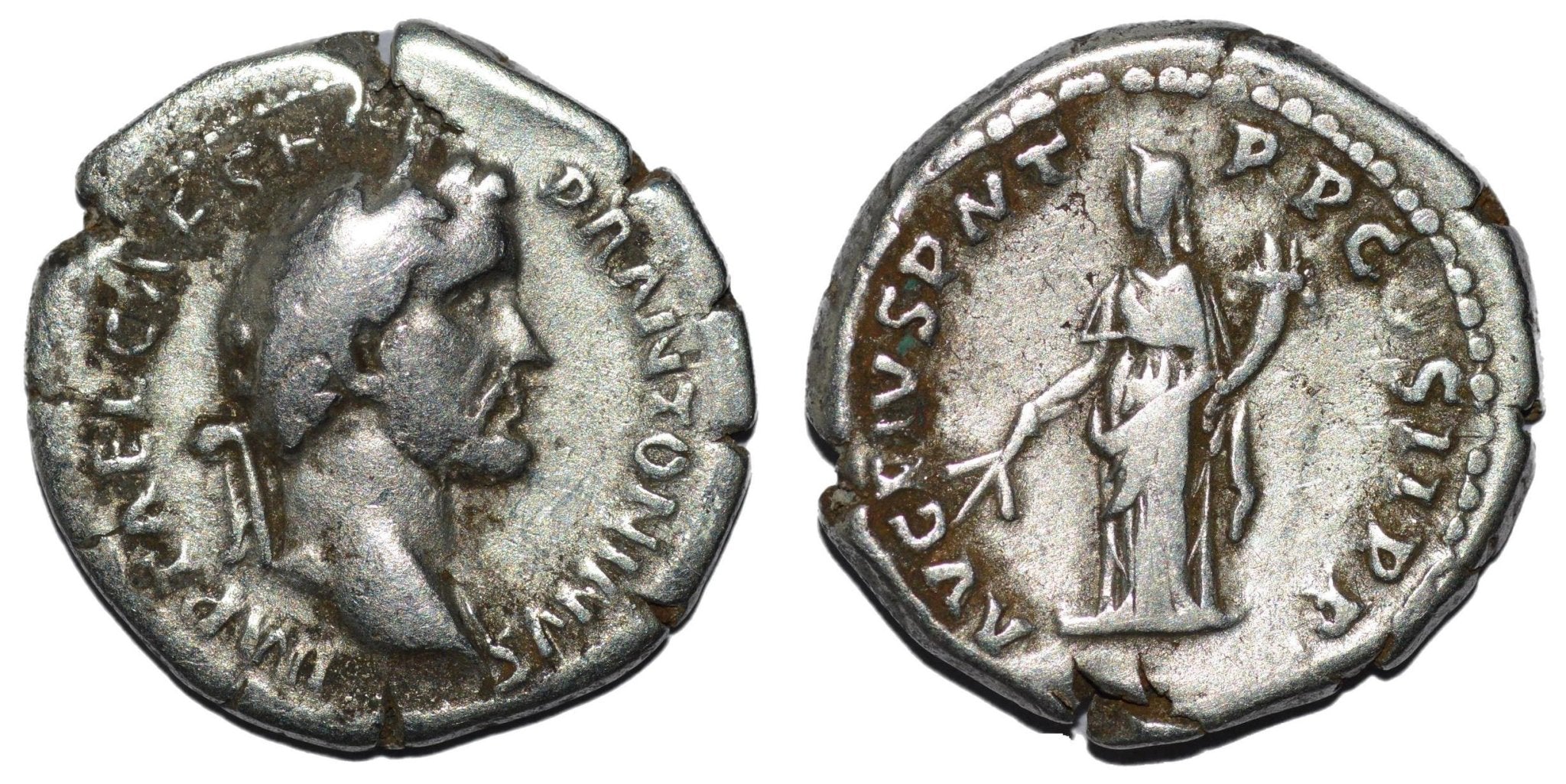 Antoninus Pius 138 - 161AD AR Denarius. Rome - Premium Ancient Coins - Denarius
