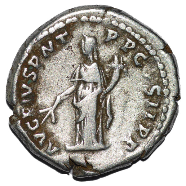 Antoninus Pius 138-161AD AR Denarius. Rome - alternate view