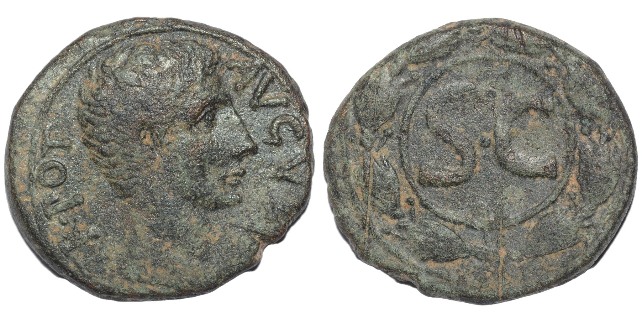 Augustus 27BC - 14AD AE As Provincial. Antioch - Premium Ancient Coins - As