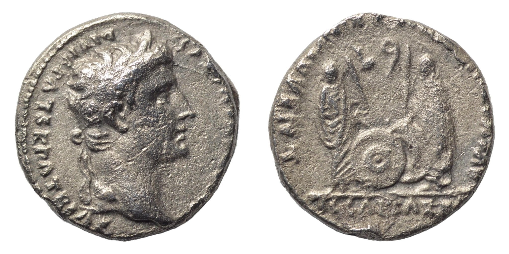 Augustus 27BC-14AD AR Denarius. Lugdunum. - Premium Ancient Coins - denarius