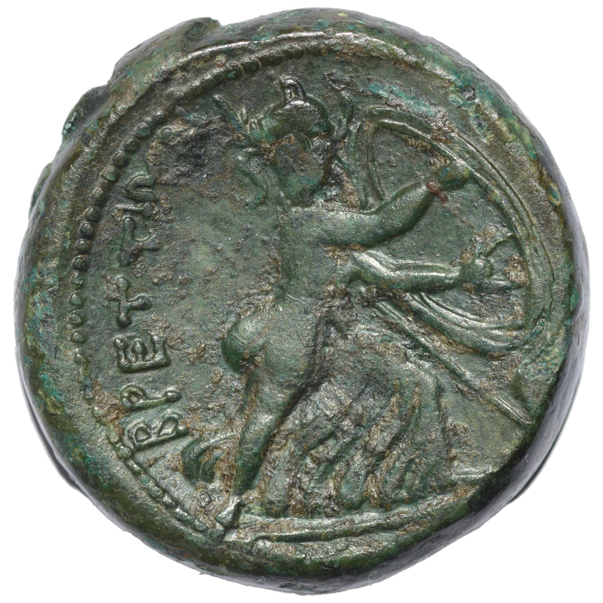 Bruttium, The Brettii 211 - 208BC AE Double - Didrachm. Ares - Premium Ancient Coins - Didrachm