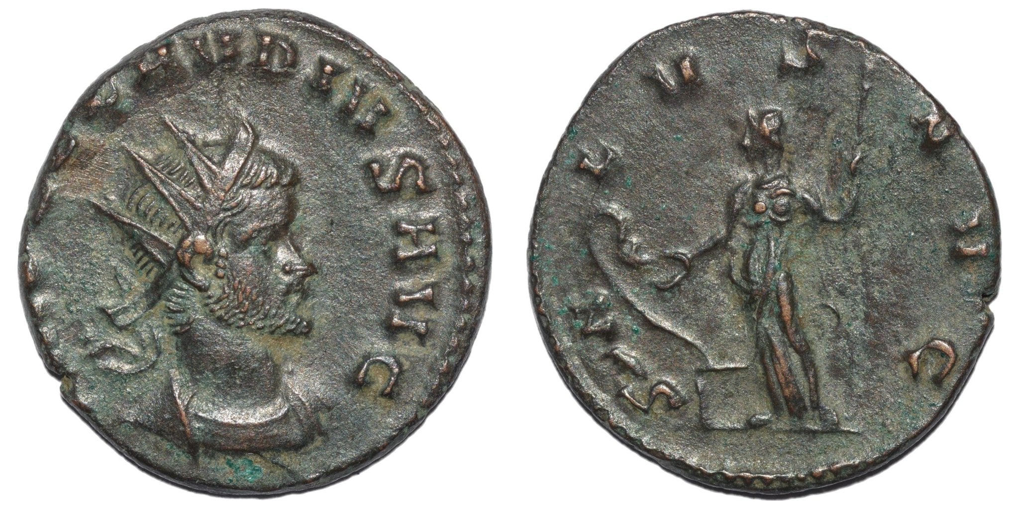 Claudius Gothicus 268 - 270AD AE Antoninianus. Salus - Premium Ancient Coins - none